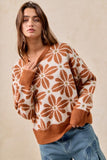 Camel Print Sweater