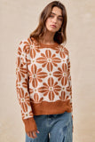 Camel Print Sweater