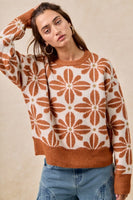 Camel Print Sweater