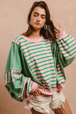 Emerald Stripe Pullover