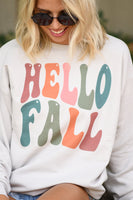 Retro Hello Fall Sweatshirt