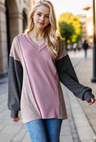 Dusty Rose Rib Top