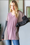 Dusty Rose Rib Top