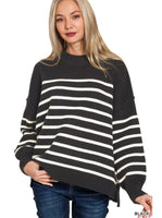 Black Stripe Sweater