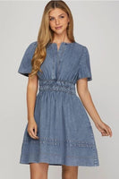 Denim Midi Dress