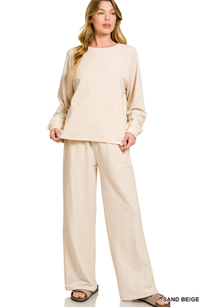Sand Beige Pant Set
