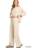 Sand Beige Pant Set