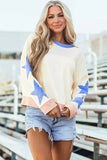 Blue Star Patch Sweatshirt