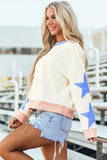 Blue Star Patch Sweatshirt