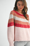 Pink Chunky Knit Sweater