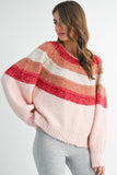 Pink Chunky Knit Sweater