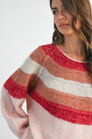 Pink Chunky Knit Sweater