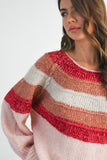 Pink Chunky Knit Sweater