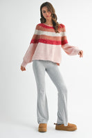 Pink Chunky Knit Sweater