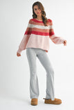 Pink Chunky Knit Sweater