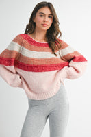 Pink Chunky Knit Sweater