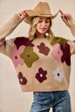 Latte Flower Sweater