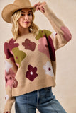 Latte Flower Sweater