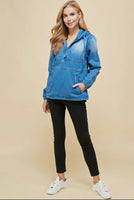 Denim Pocket Hoodie