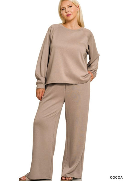 Cocoa Pant Set Plus