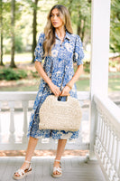 Blue Floral Dress