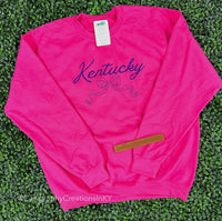 Pink Kentucky Bow Sweatshirt