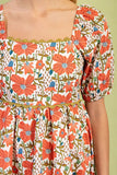 Poppy Square Neck Dress