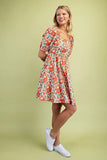 Poppy Square Neck Dress