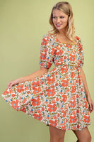 Poppy Square Neck Dress