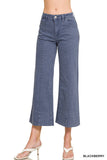 Blackberry Zenana Wide Leg Cropped Jeans