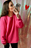 Hot Pink Quilted Top