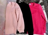 Hot Pink Quilted Top