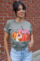 Autumn Watercolor Pumpkin Tee