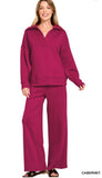Cabernet Collar Pant Set