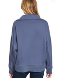 Blue Indigo Collar Pant Set