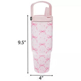 Pink Bow Tumbler