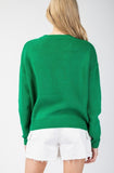 Green Merry Sweater Plus