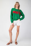 Green Merry Sweater Plus