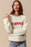 Ivory Merry Sweater