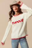 Ivory Merry Sweater