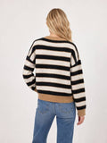 Black and Gold Striped Sweater