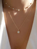 Gold Faux Layered Necklace