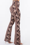 Boho Bandana Printed Flares