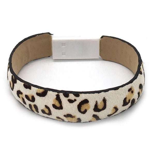 Animal Print Charging Bracelet