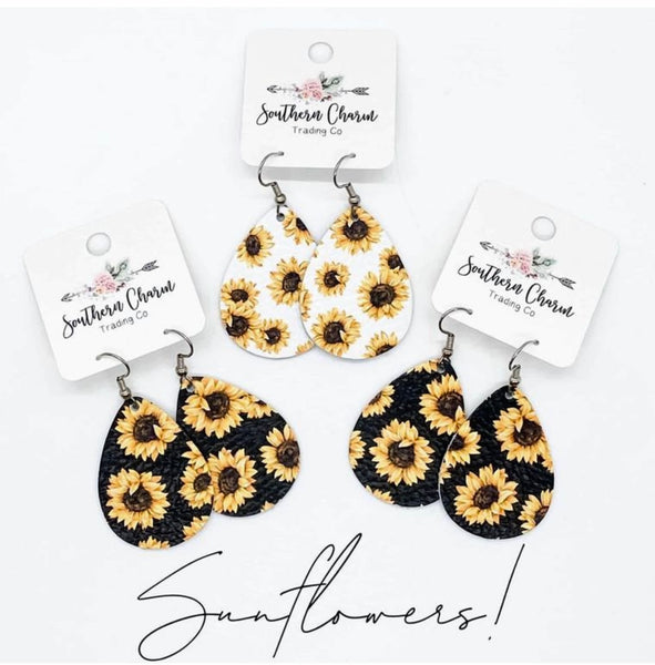 Sunflower Itty Bitty Earrings