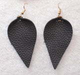 Leather Drop Earrings