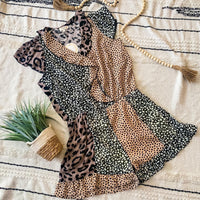 Umgee Leopard Romper Plus